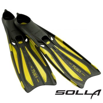 Medium Blue TUSA FF-23 Solla Full Foot Scuba Diving Fins